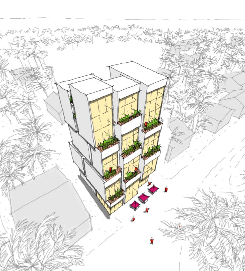Moodhu Haven Guesthouse - AA.Mathiveri - Architectural, Structural & MEP consultancy